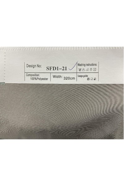 SFD1-21   淺灰色   width：320cm    100%polyester 正面照